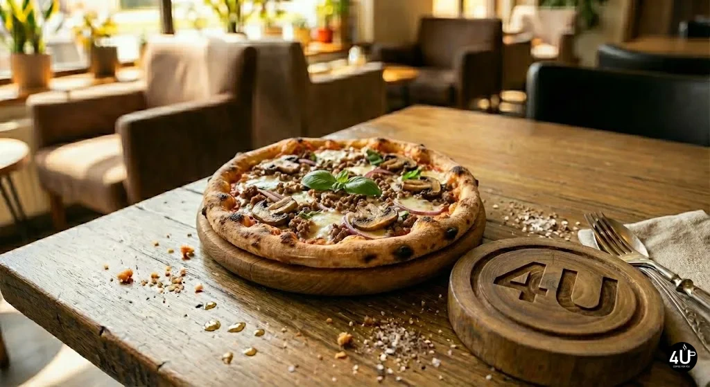 پیتزا گوشت و قارچ - سفارش در یاسوج